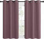 NICETOWN Dry Rose Room Darkening Curtains - Image 2