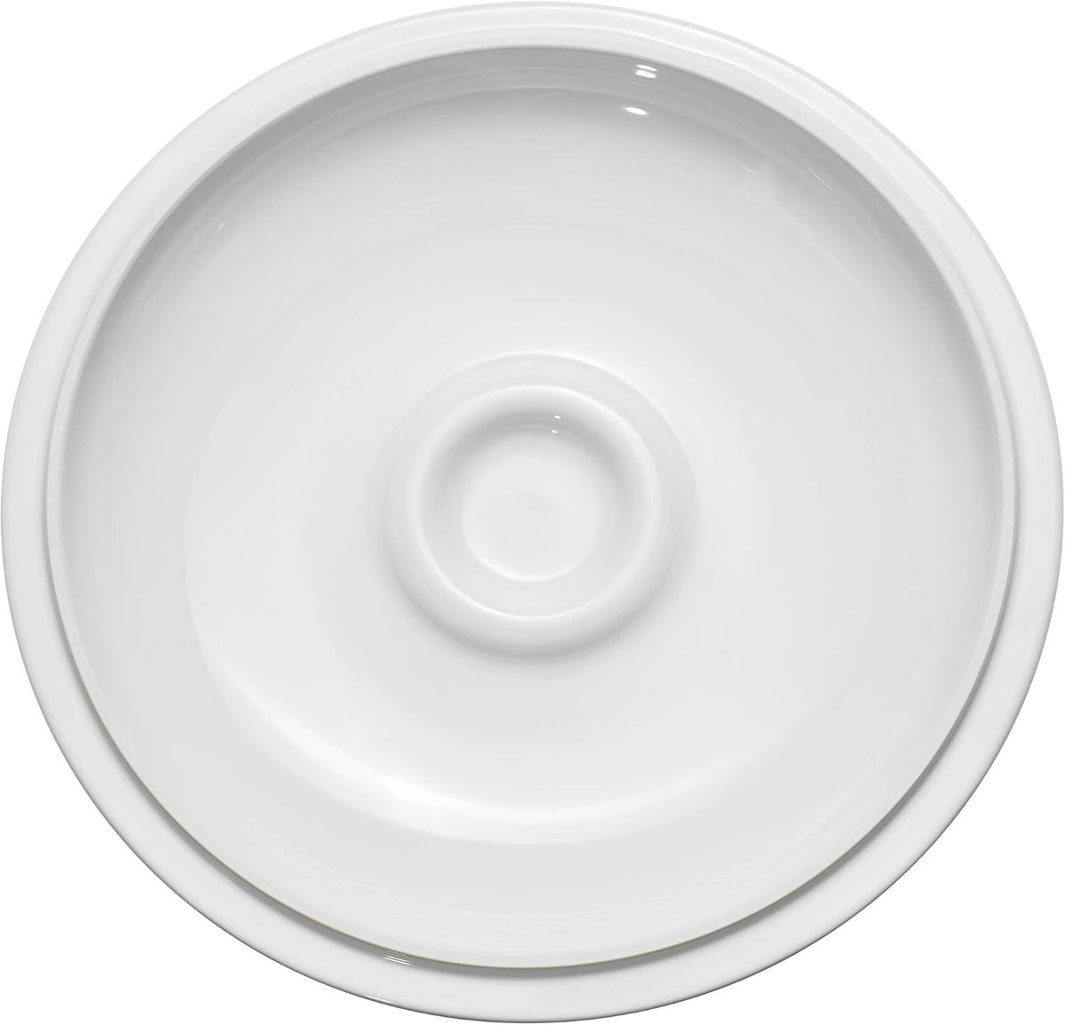 STAUB Ceramic 8-inch Round Covered Brie Baker - White