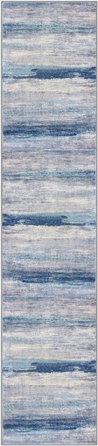 KOZYFLY Modern Abstract Washable Rug Runner 2.6x12 Hallway Rug Runner Non-Slip - Image 8