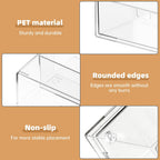 Stackable Medicine Cabinet Makeup Organizer for Bathroom, 2 Pack