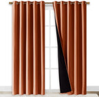 NICETOWN 100% Blackout Window Curtain Panels, Cold and Full Light Blocking - Image 2