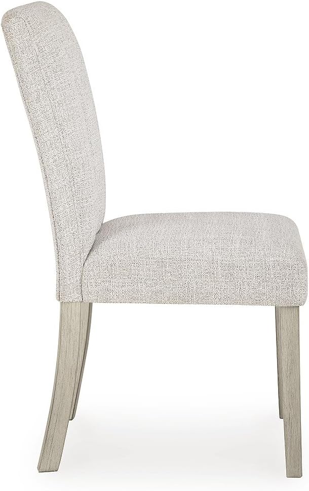 Signature Design by Ashley Upholstered Dining Chairs Set of 2, Bisque