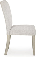 Signature Design by Ashley Upholstered Dining Chairs Set of 2, Bisque
