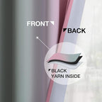Yakamok Ombre Grey and Pink Curtains - Image 5