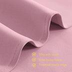 NICETOWN Blackout Curtains for Bedroom, Rouge Pink, 42 W by 80 L, Thermal - Image 5