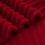 Red Fleece Throw Blanket 90”×90” - Image 6