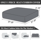 Couch Cushion Cover Seat Cushion Cover Stretch Armchair Cover Separate - Image 6