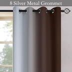 SimpleHome Ombre Room Darkening Curtains - Image 4