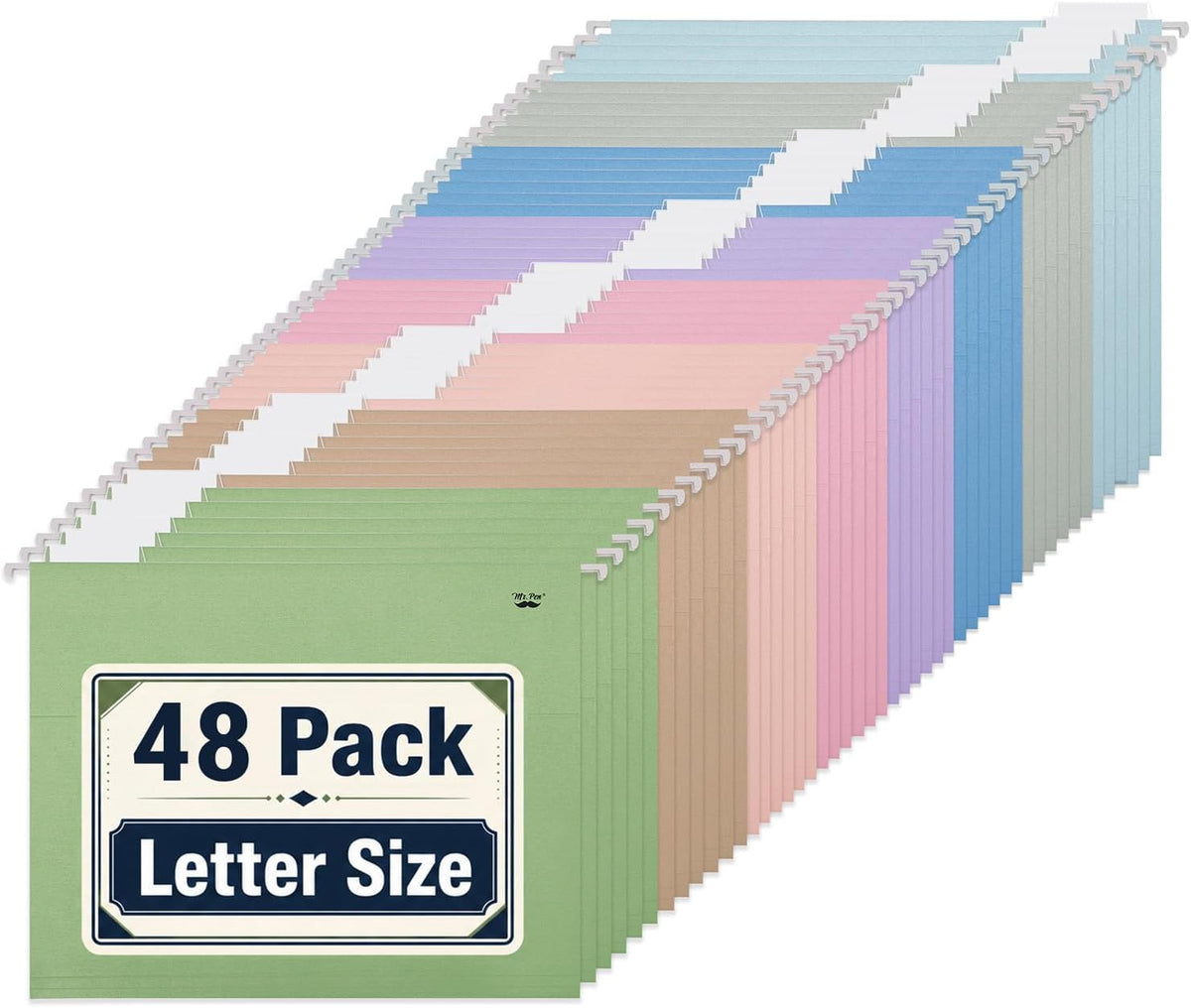 Mr. Pen- Hanging File Folders Bulk, 24 Pack, Letter Size File Folders