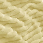 BEDELITE Fleece Throw Blanket for Couch – 3D Ribbed Jacquard Soft and Warm - Image 3