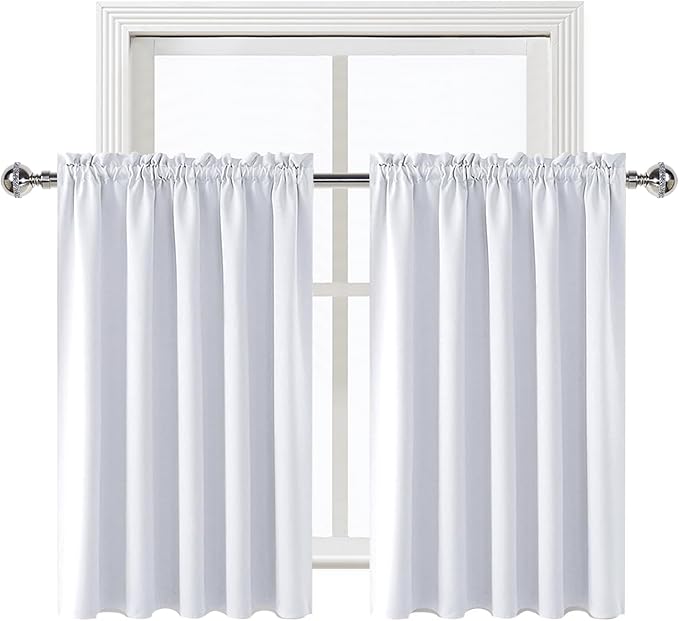 DWCN White Curtains for Living Room Thermal Insulated, Energy Saving & Noise - Image 9