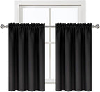DWCN Black Short Blackout Curtains - Image 8