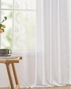 jinchan Belrose Linen Sheer Curtains - Image 5