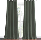 NICETOWN Dark Mallard Blackout Draperies Curtains - Image 2