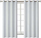 BGment Room Darkening Curtains 63 Inches Long by BGment