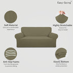 Easy-Going Stretch Oversized Loveseat Slipcover 1-Piece Sofa Cover Furniture - Image 3