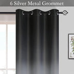 SimpleHome Ombre Room Darkening Curtains - Image 2