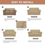 Easy-Going 100% Waterproof Oversized Loveseat Couch Cover, Dual Waterproof Sofa - Image 5