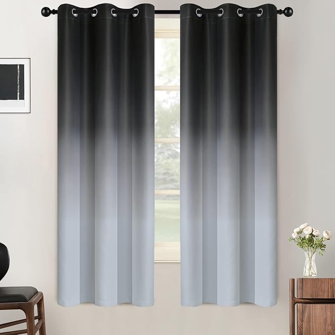 SimpleHome Ombre Room Darkening Curtains by SimpleHome