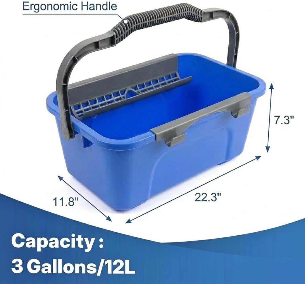 window cleaner tool Wash Bucket Set, Cleaning Squeegee Scrubber Washing Kit