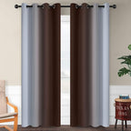 SimpleHome Ombre Room Darkening Curtains - Image 2