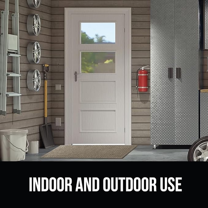 GORILLA GRIP® Ultra Absorbent Front Door Mat Outside Entrance 72x24, Traps Dirt - Image 8