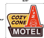 Disney Pixar Cars Cozy Cone Motel Metal Wall Sign