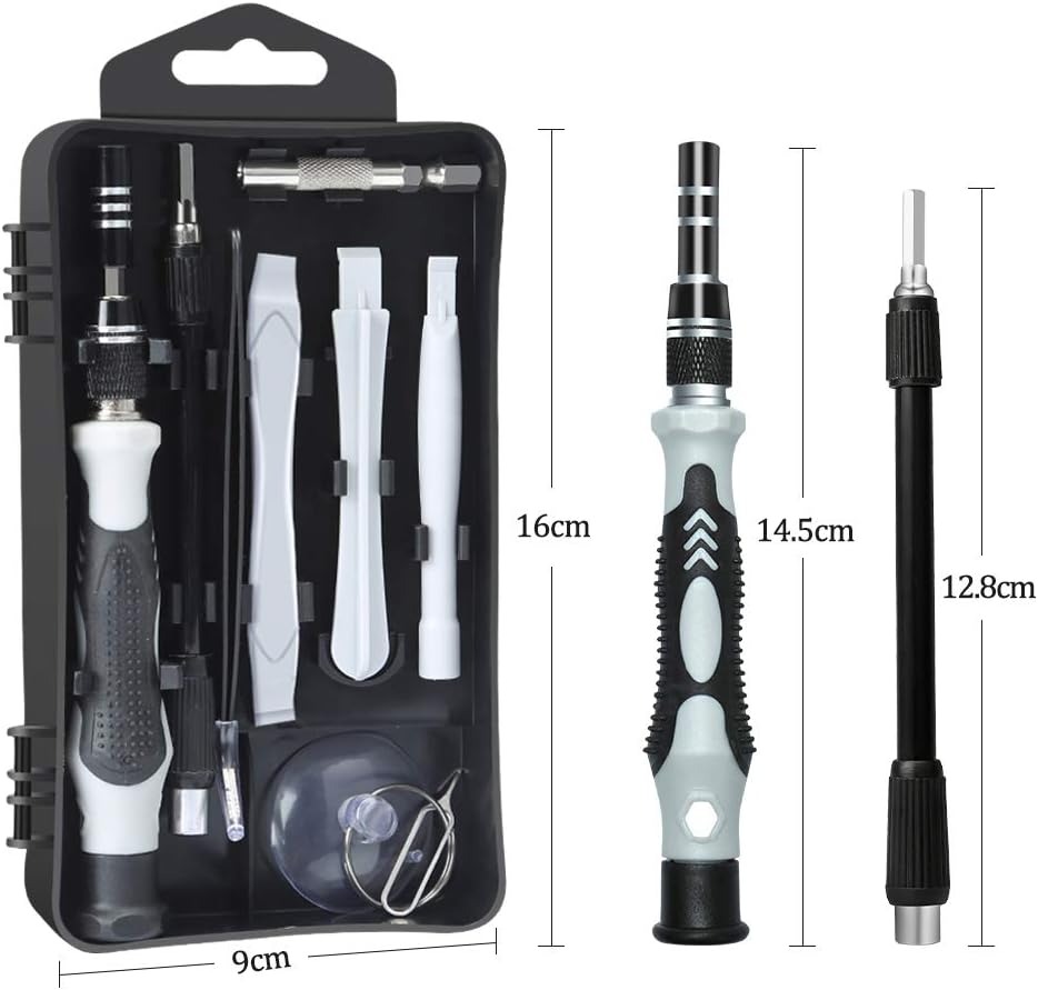 LIFEGOO Precision Screwdriver Set,Mini Repair Tool Kit with Torx Triwing Bits Repair for Electronics Computer, Macbook, Laptop, PC, RC, PS5, iphone,Jewelers, XBOX, Glasses,Camera,Eyeglasses