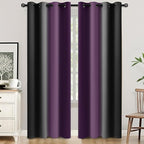 SimpleHome Ombre Room Darkening Curtains 84 inches Length - Image 2