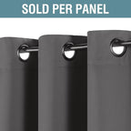 H.VERSAILTEX Blackout Curtain for Living Room Small Window Kitchen Blackout - Image 2
