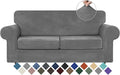 WEERRW Velvet Couch Covers for 2 Cushion Couch Sofa by WEERRW