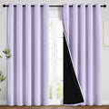 Yakamok 2 Thick Layers 100% Completely Blackout Window Curtains, Thermal by Yakamok