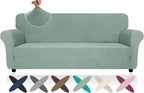 ZNSAYOTX Super Stretch Couch Cover, New Striped Sofa Covers Fitted Slipcovers by ZNSAYOTX