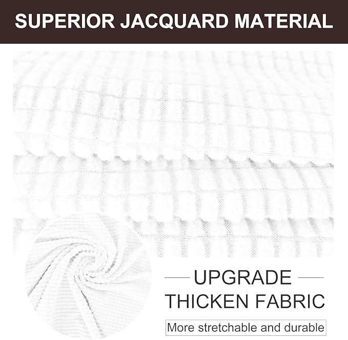 U-NICE HOME Oversized Stretch Loveseat Couch Cover Sofa Covers Washable Sofa - Image 4