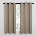 NICETOWN Taupe Room Darkening Curtains by NICETOWN