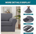 Turquoize 2 Piece Chair Covers Chair Slipcovers - Image 4