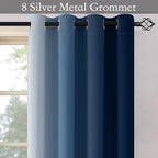 SimpleHome Ombre Room Darkening Curtains - Image 4