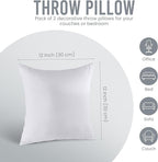 Utopia Bedding 12x12 Pillow Inserts, Sofa & Couch – Soft, Supportive & Fluffy - Image 8