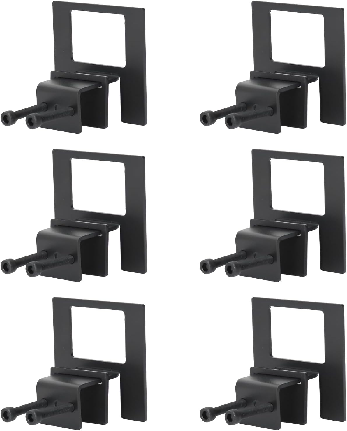 6 Pack Adjustable Mattress Slide Stopper for Metal Bed Frame
