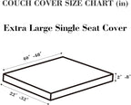 Sofa Covers Couch Covers for Sofa Pet Friendly Couch Cushion Covers Universal - Image 2