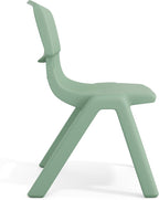 Flash Furniture Stackable Plastic School Chair, Sage, Set of 10