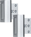 Home Security Door Reinforcement Lock, 800 Lb, Inward Swing Doors, 2 Pack