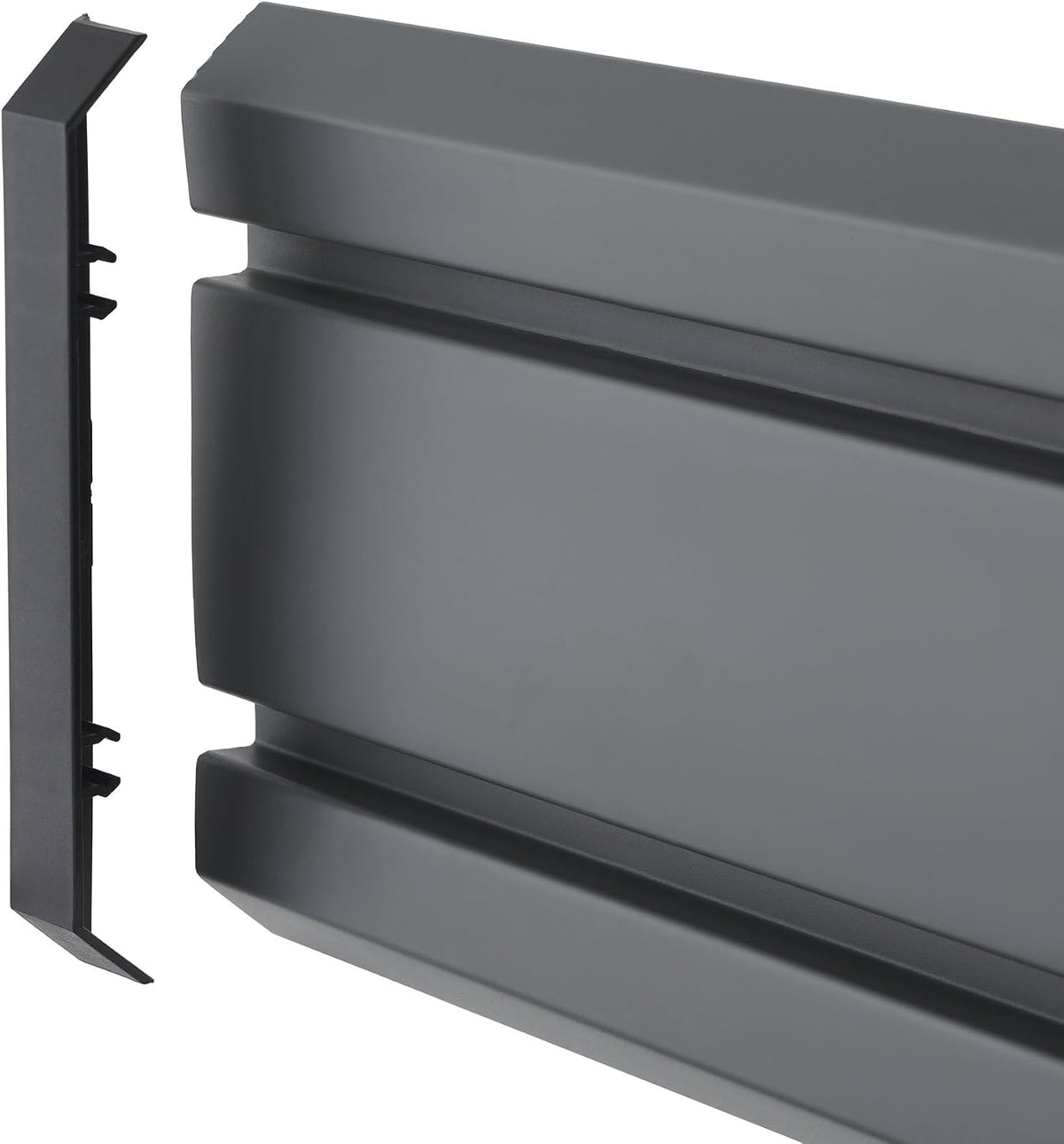 TRINITY 9Pc Heavy Duty Wall Track Storage Kit, 2 PVC 28" Panels, 7 Hooks