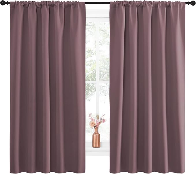 NICETOWN Blackout Curtains for Living Curtains, Room Darkening Curtains & - Image 2