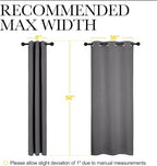NICETOWN Bedroom Curtains Blackout Drapery Panels, Three Pass Microfiber - Image 7