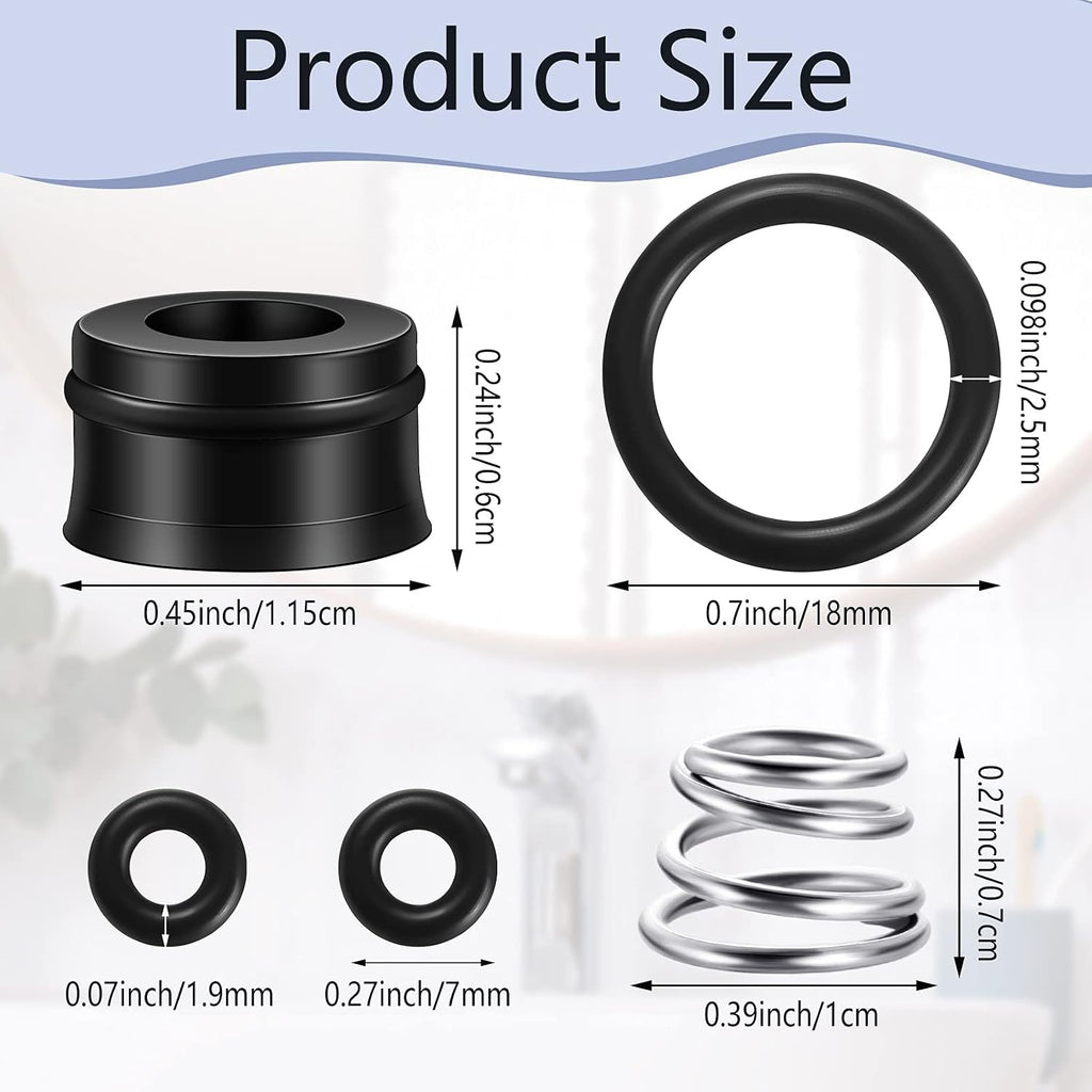 Hotop 40 Pcs Faucet Seats Springs Repair Kit Compatible with Rp4993