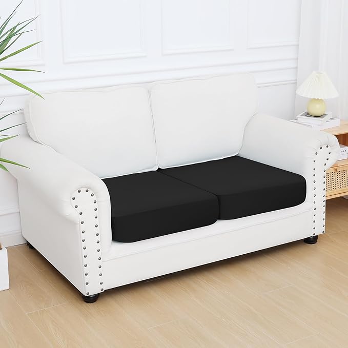 Smiry Printed Couch Cushion Covers, Stretch Soft Couch Covers - Image 5