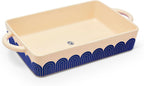 Great Jones 9"x13" Ceramic Casserole Dish, Oven-Safe to 500°F (Striped)