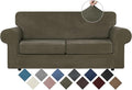 WEERRW Velvet Couch Covers for 2 Cushion Couch Sofa by WEERRW