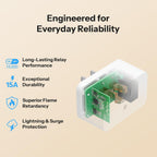 SONOFF S61s Matter Smart Plug 15A Wi-Fi Outlet with Energy Monitoring 4pack